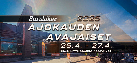 Eurobikerin ajokauden avajaiset pidetään 25.4. - 27.4.
