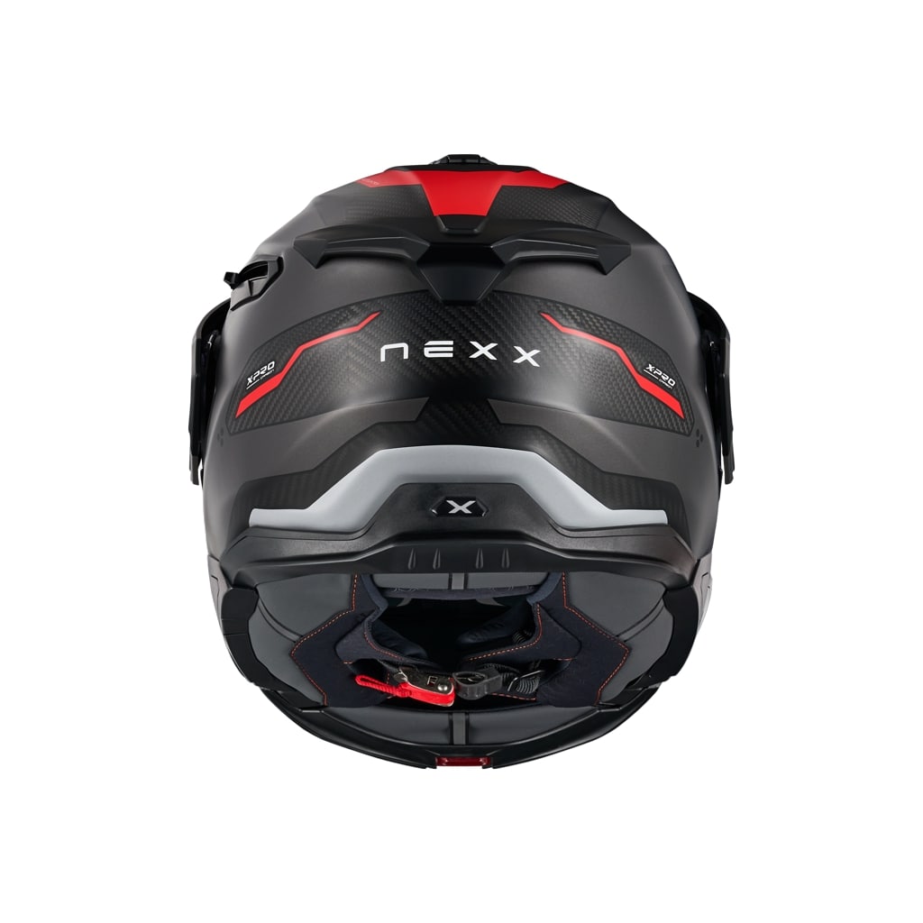 Nexx X.Lifecountry Carbon Terra harmaa/punainen