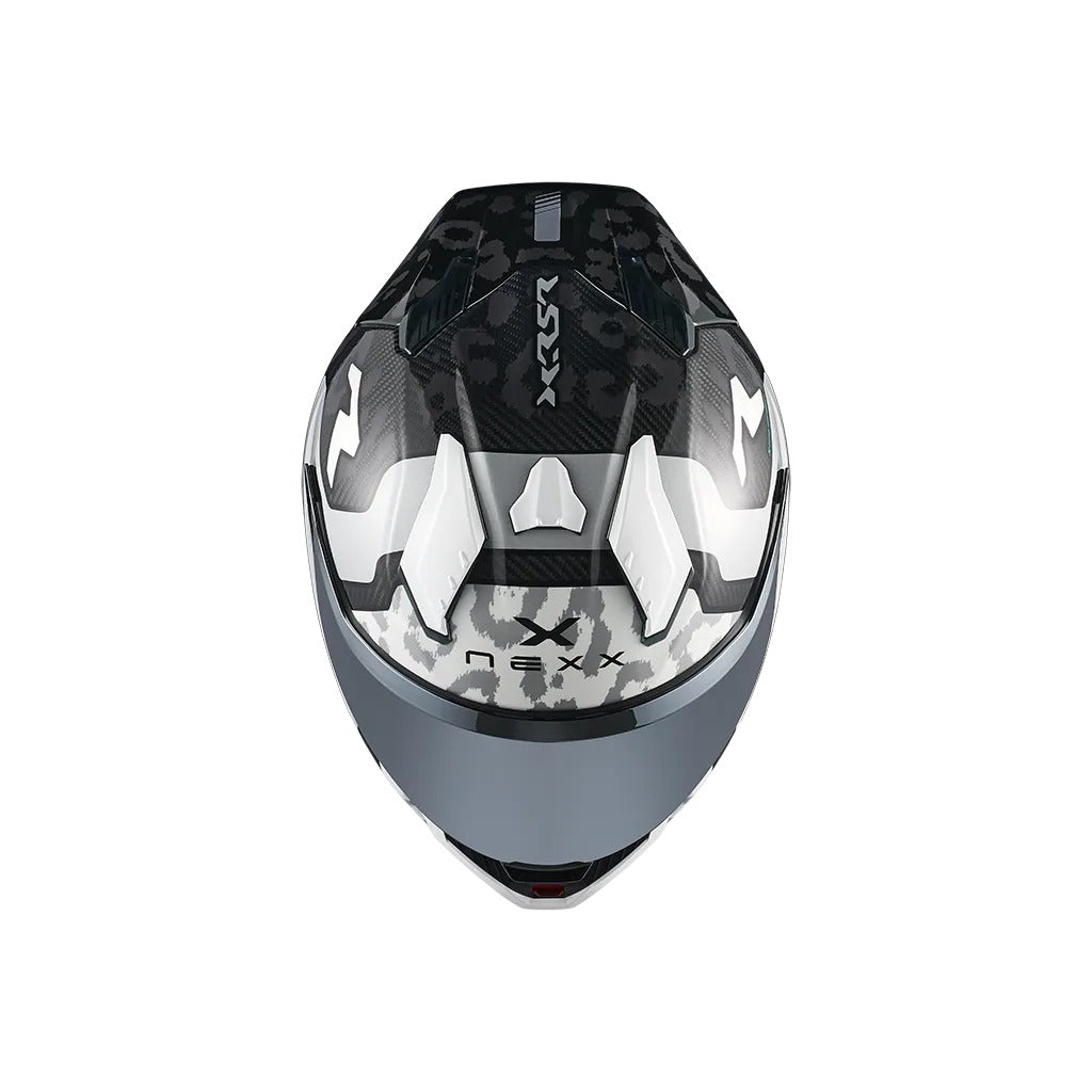 Nexx X.R5R Carbon Jaggo valko/hopea