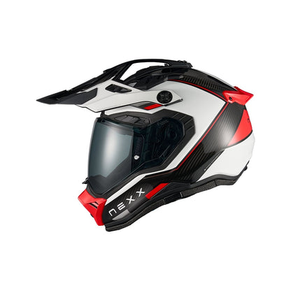 Nexx X.Rally Carbon Raid valkoinen/punainen