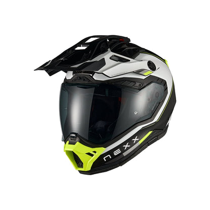 Nexx X.Rally Carbon Raid valkoinen/neon