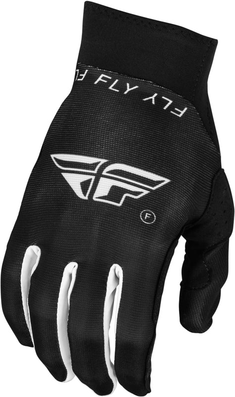 FLY Racing Pro Lite gloves, black/white