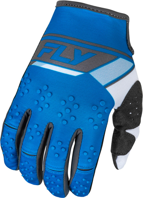 FLY Racing Kinetic Prix gloves, blue/charcoal