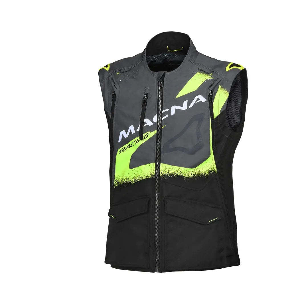 Macna Landmark enduro jacket, Black/Grey/Fluo.Yellow