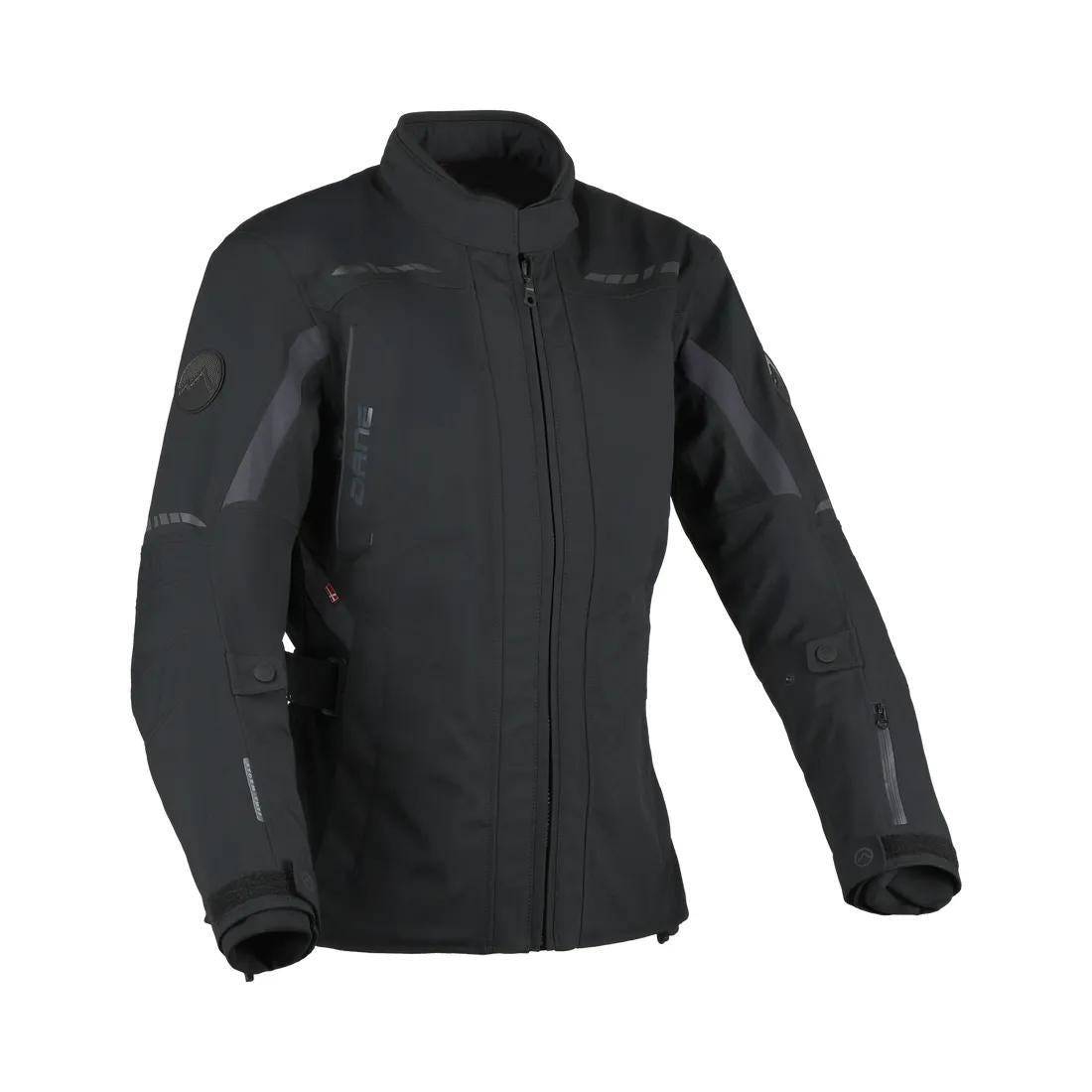 Dane Elling 2 naisten laminoitu gore-tex ajotakki, musta