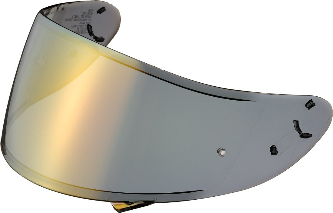 Shoei CWR-1 visor, mirrored gold