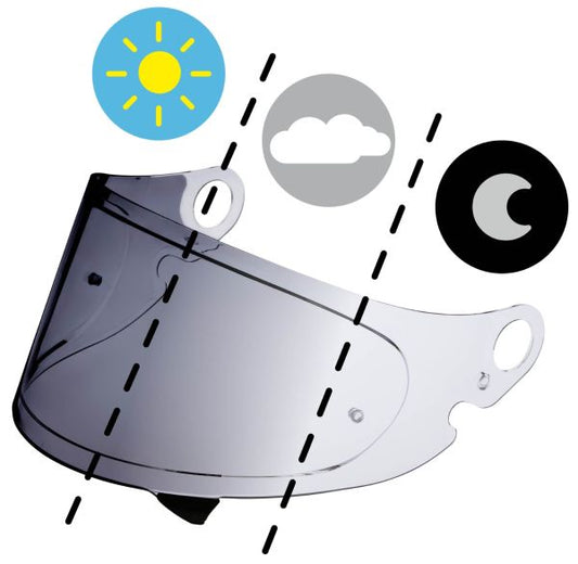 Shoei CPB-1V FI-TEC photocromic visor