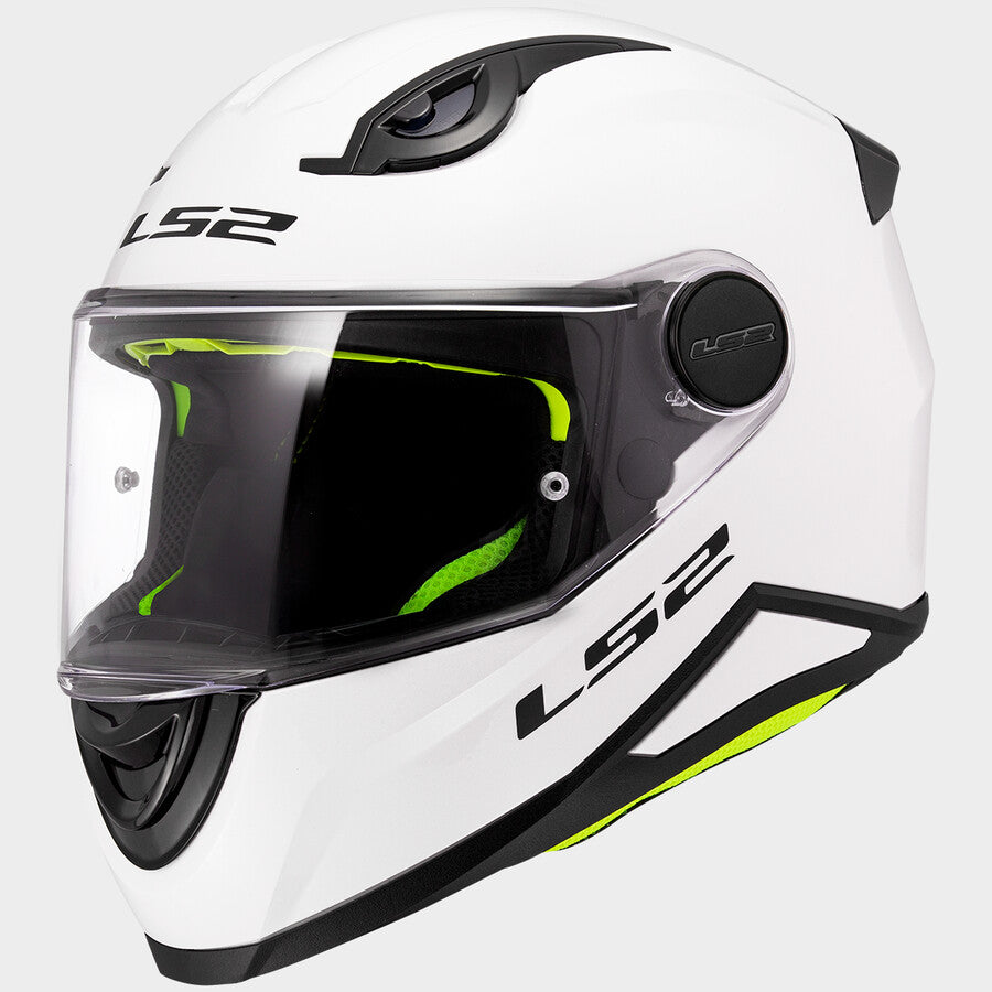 LS2 FF812 Kid, solid white lasten umpikypärä