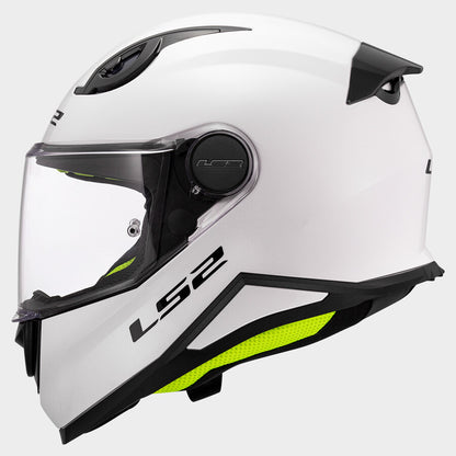 LS2 FF812 Kid, solid white lasten umpikypärä