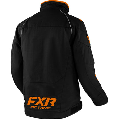 FXR Octane snowmobile jacket, black/orange