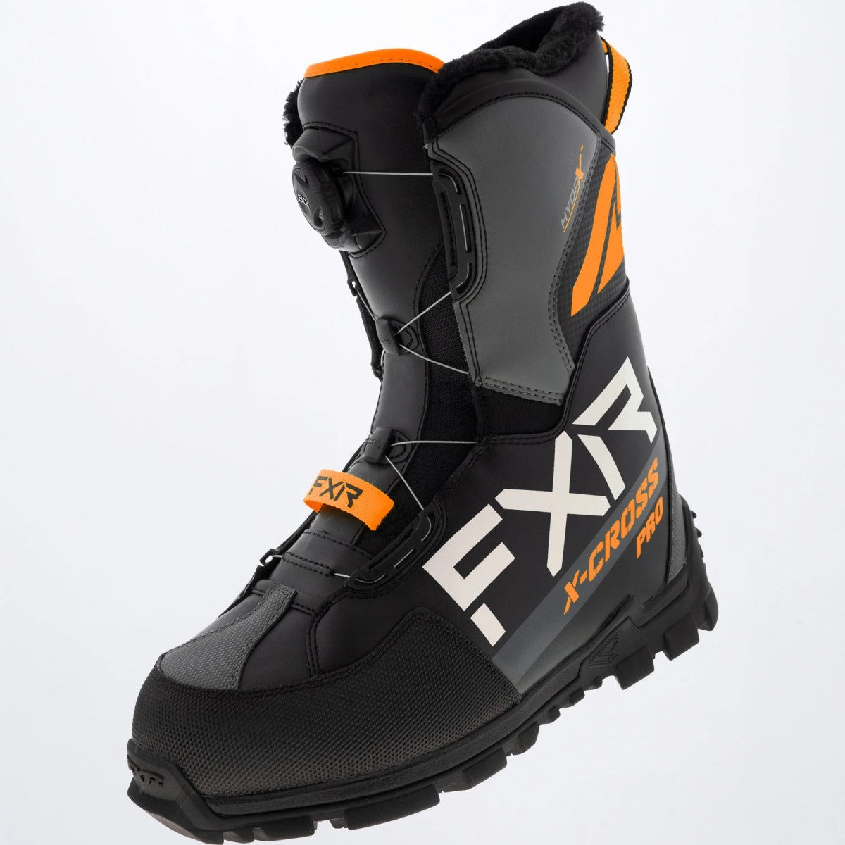 FXR X-Cross Pro Boa Boot, black/orange