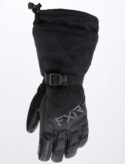 FXR Transfer E-Tech Gauntlet 22 snow mobile glove, black