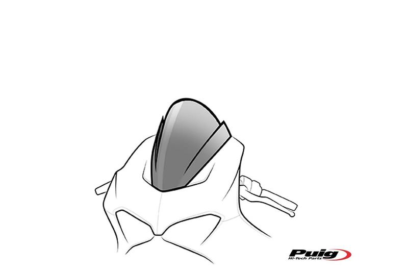 Puig Z-Racing Screen Suzuki GSX-R1300, Dark Smoke