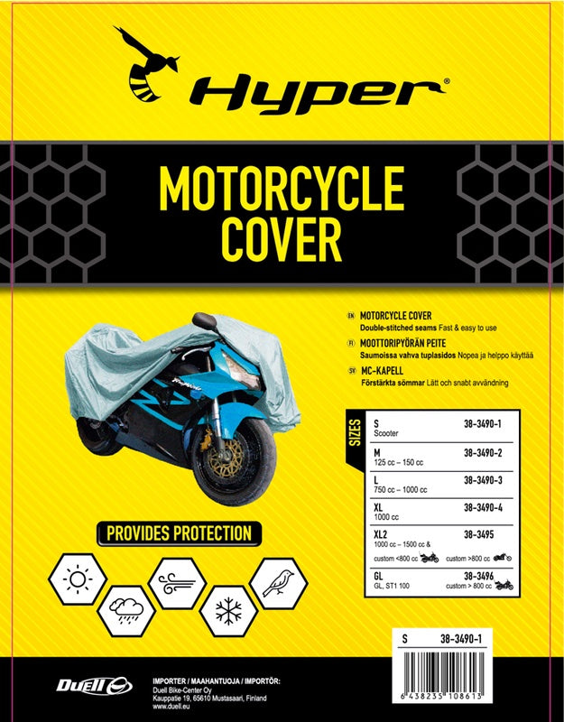 Hyper Moottoripyörän suojapeite
