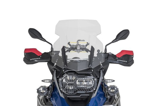 Touratech Windscreen, L, transparent, for BMW R1250GS/Adventure/R1200GS
