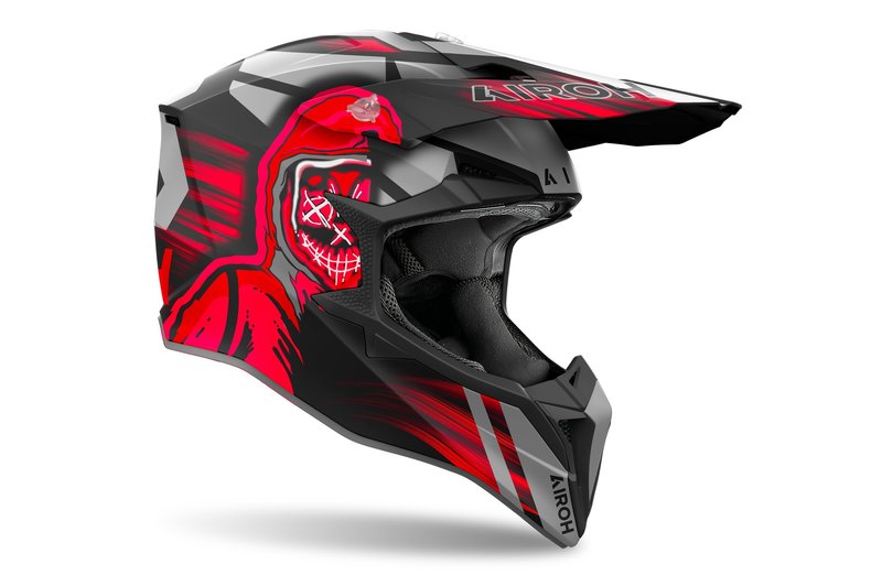 Airoh Wraaap Cyber Red