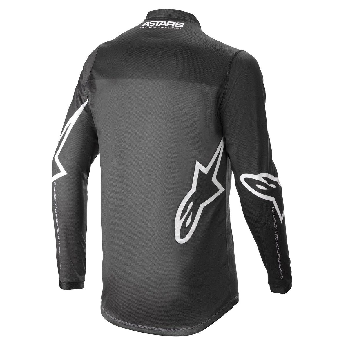 Alpinestars Racer Braap paita, musta/harmaa/valkoinen