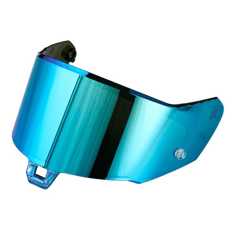 Alpinestars Visor S-R7/R10, mirrored blue