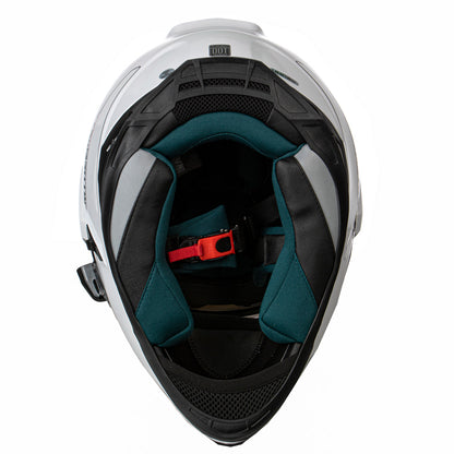 MT Duo Sport kypärä sähkövisiirillä, valkoinen