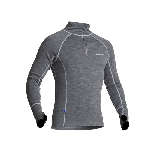 Halvarssons Warm Wool Polo paita, harmaa