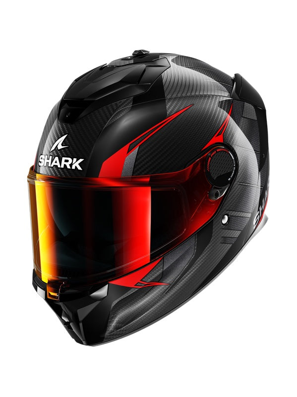 Shark Spartan GT Pro Kultram Carbon, black/red