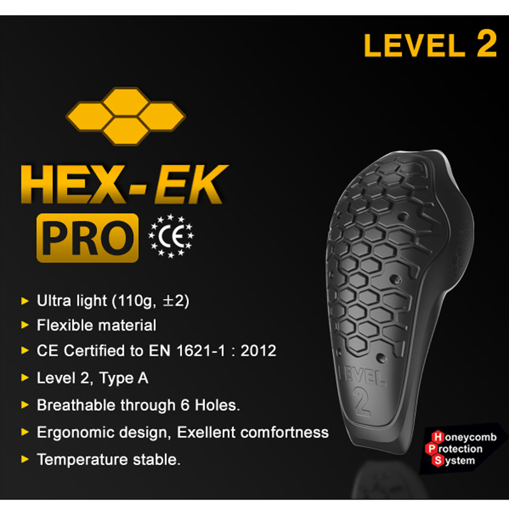 Sweep Hex-Pro kyynärsuoja ajotakeille, CE Taso 2