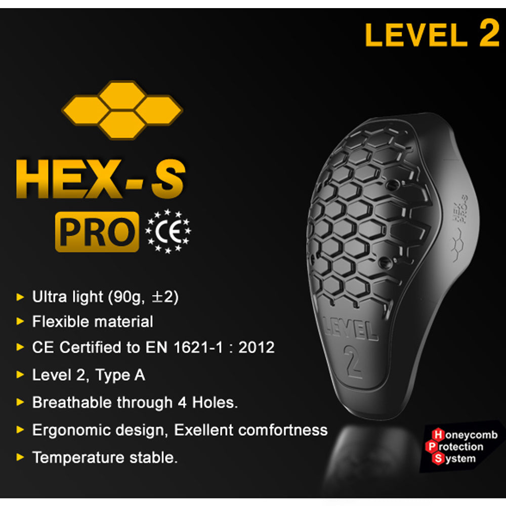 Sweep Hex-Pro olkapääsuoja ajotakeille, CE Taso 2