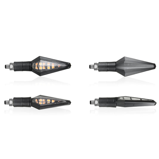 Chaft Teaser LED indicators, black, pair