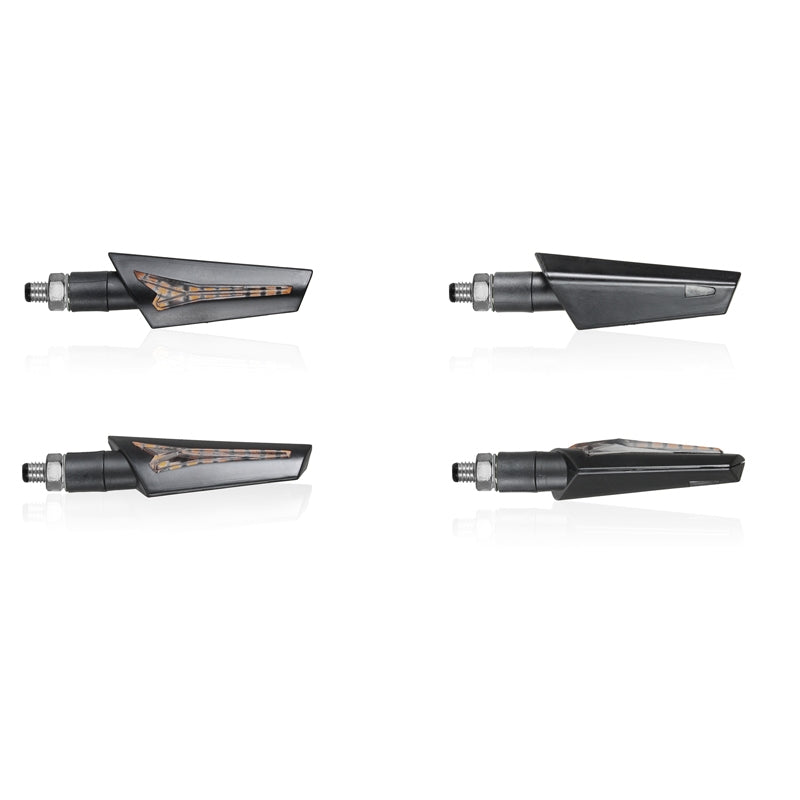 Chaft Harper LED indicator, black, pair
