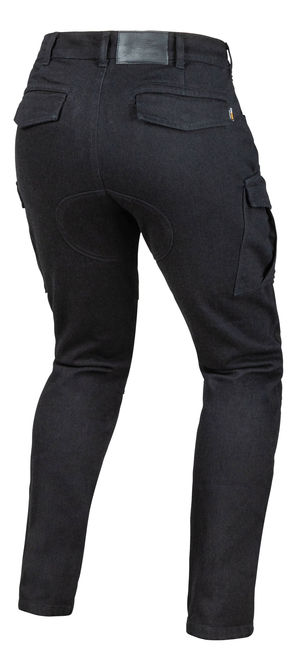 Sweep Eagle Cargo naisten yksikerros Cordura ajofarkut, musta
