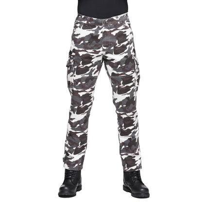 Sweep Jungle aramid reinforced mc jeans, black/white camo