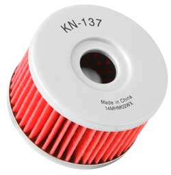 K&N öljynsuodatin KN-137, mm. Suzuki 1981-2009
