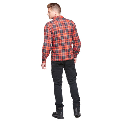 Sweep Manitou MC flannel shirt, orange