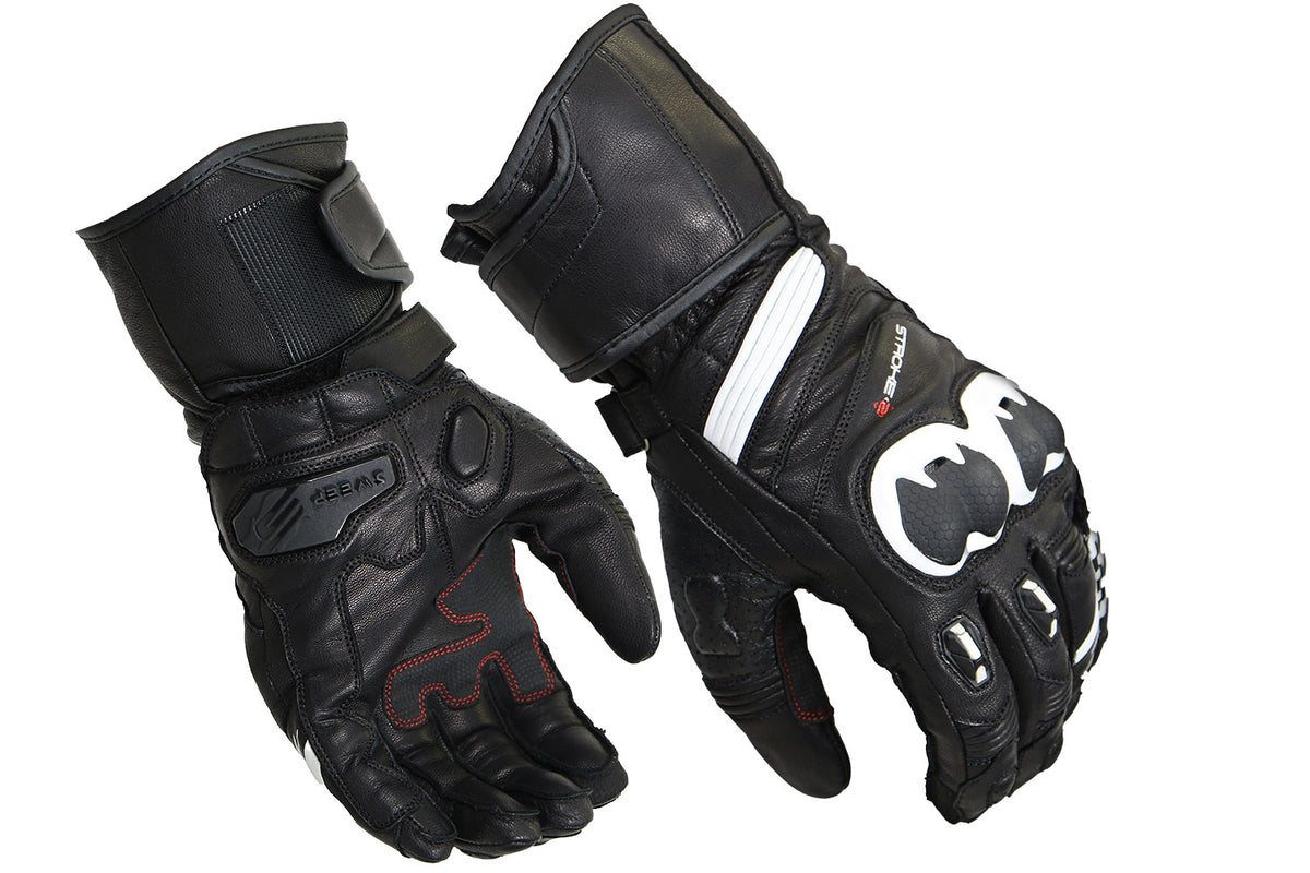 Sweep Carbon sport glove, black/white