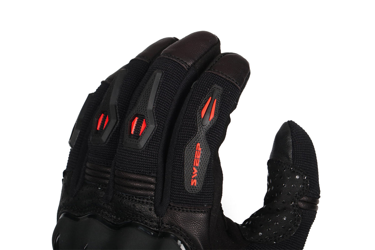 Sweep Hammer 2 glove, black/red