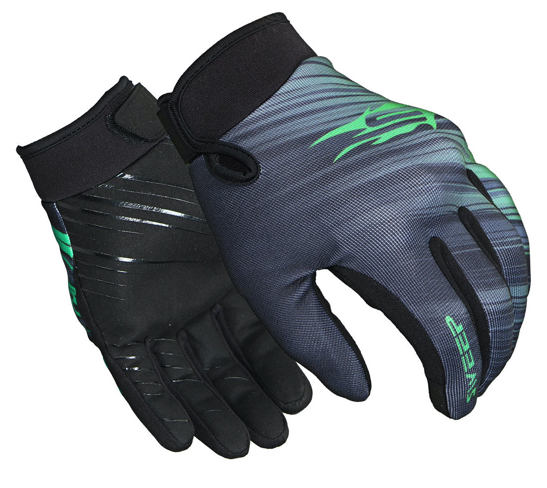 Sweep Street MX short glove, black/green
