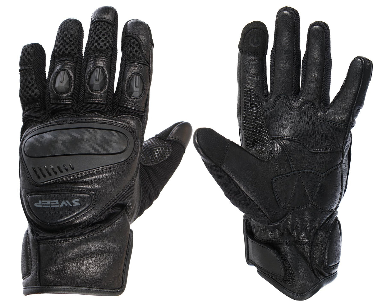 Sweep Velocity warm weather glove, black
