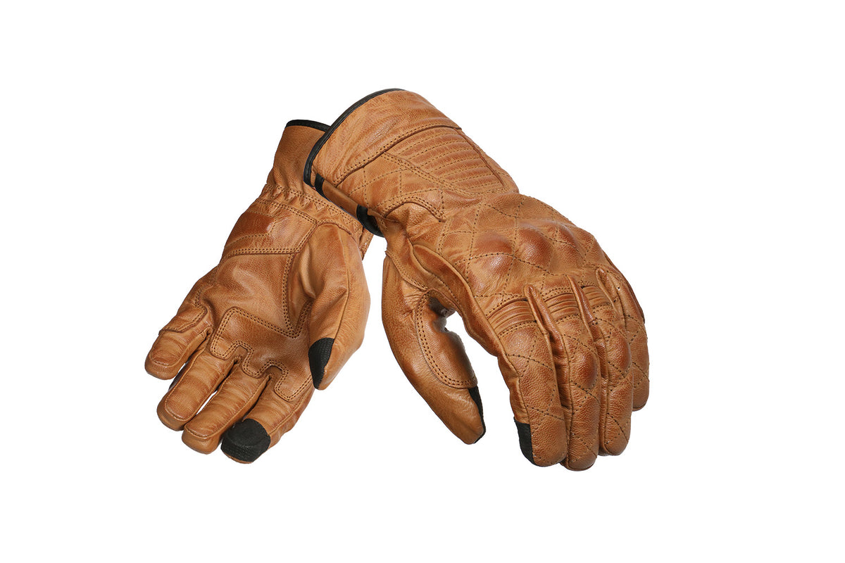 Sweep Wave waterproof ladies glove, brown washed