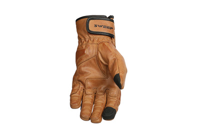 Sweep Wave waterproof ladies glove, brown washed