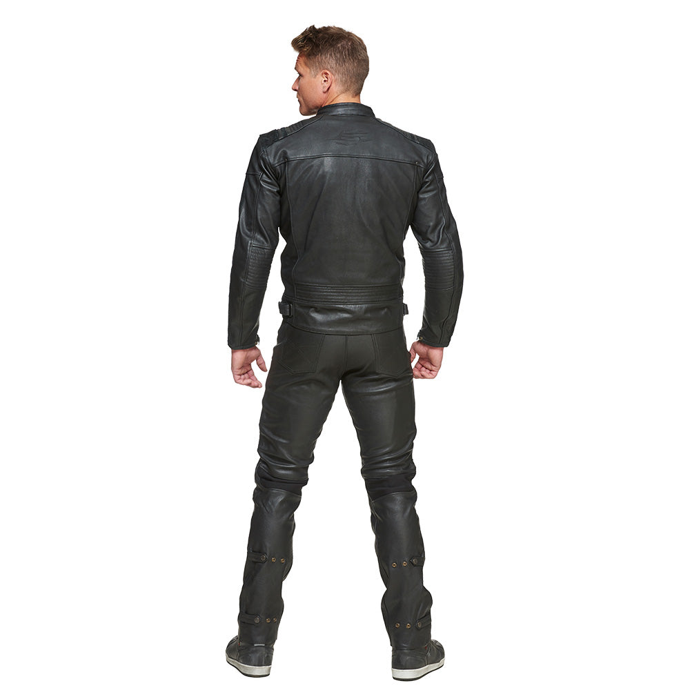 Sweep Ragnar leatherjacket, black