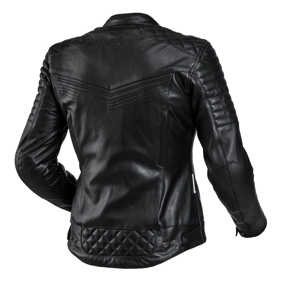 Sweep Scrambler ladies leather jacket, black