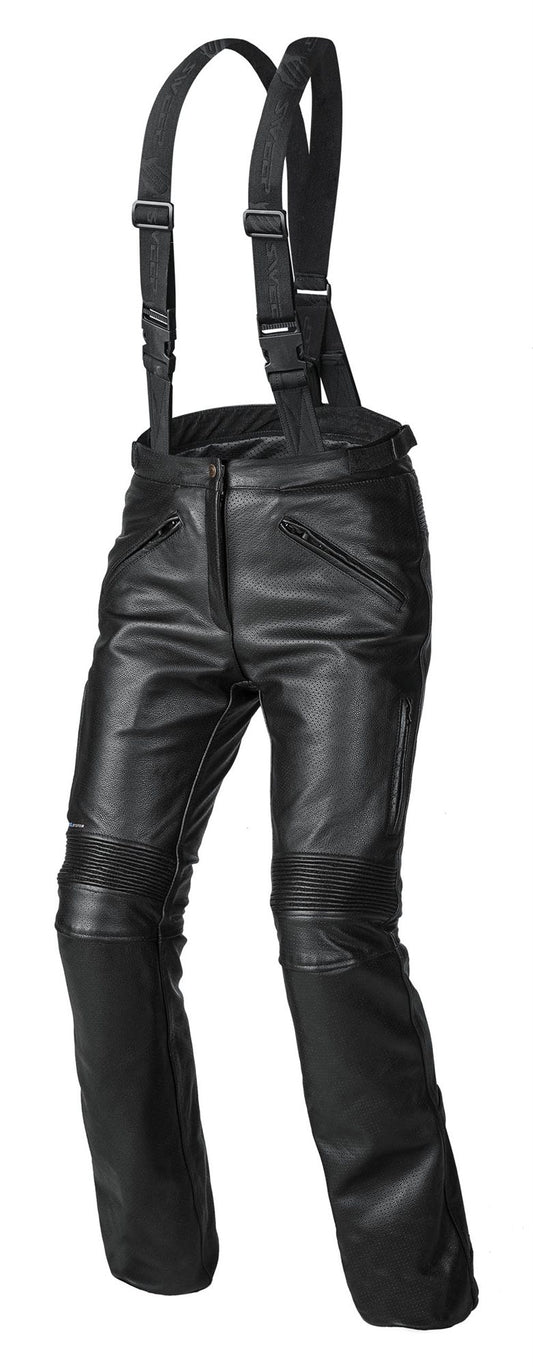 Sweep Daytona waterproof ladies leatherpant, black