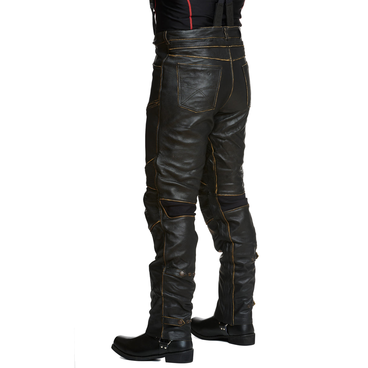 Sweep Ragnar leather pant, antique