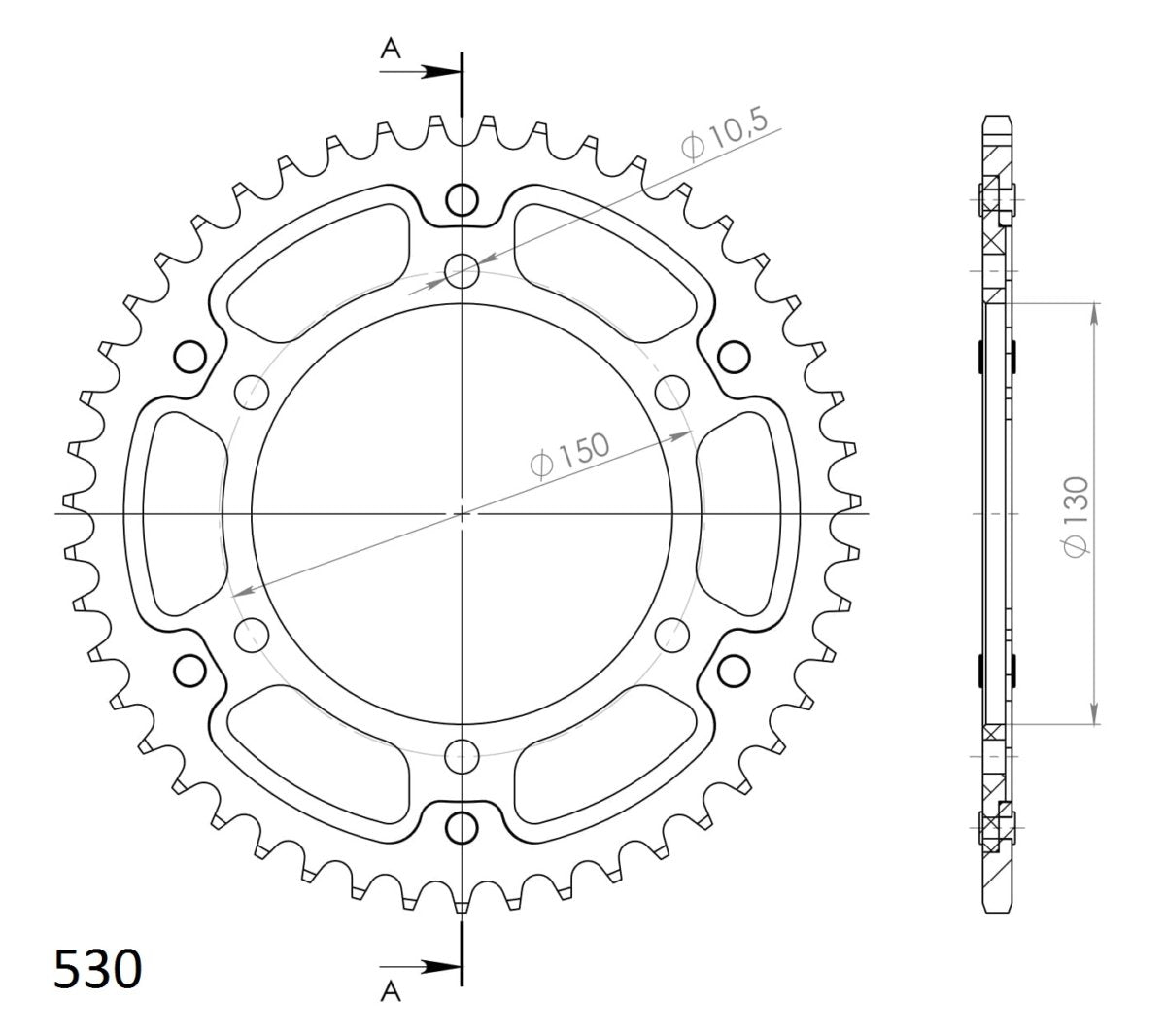 Supersprox Stealth takaratas Black 859-RST-47-0