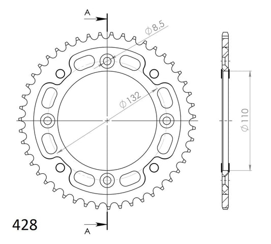 Supersprox Stealth takaratas Black 898-RST-47-0