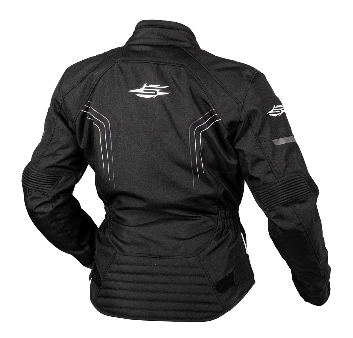 Sweep Connect waterproof ladies textile jacket, black/gray