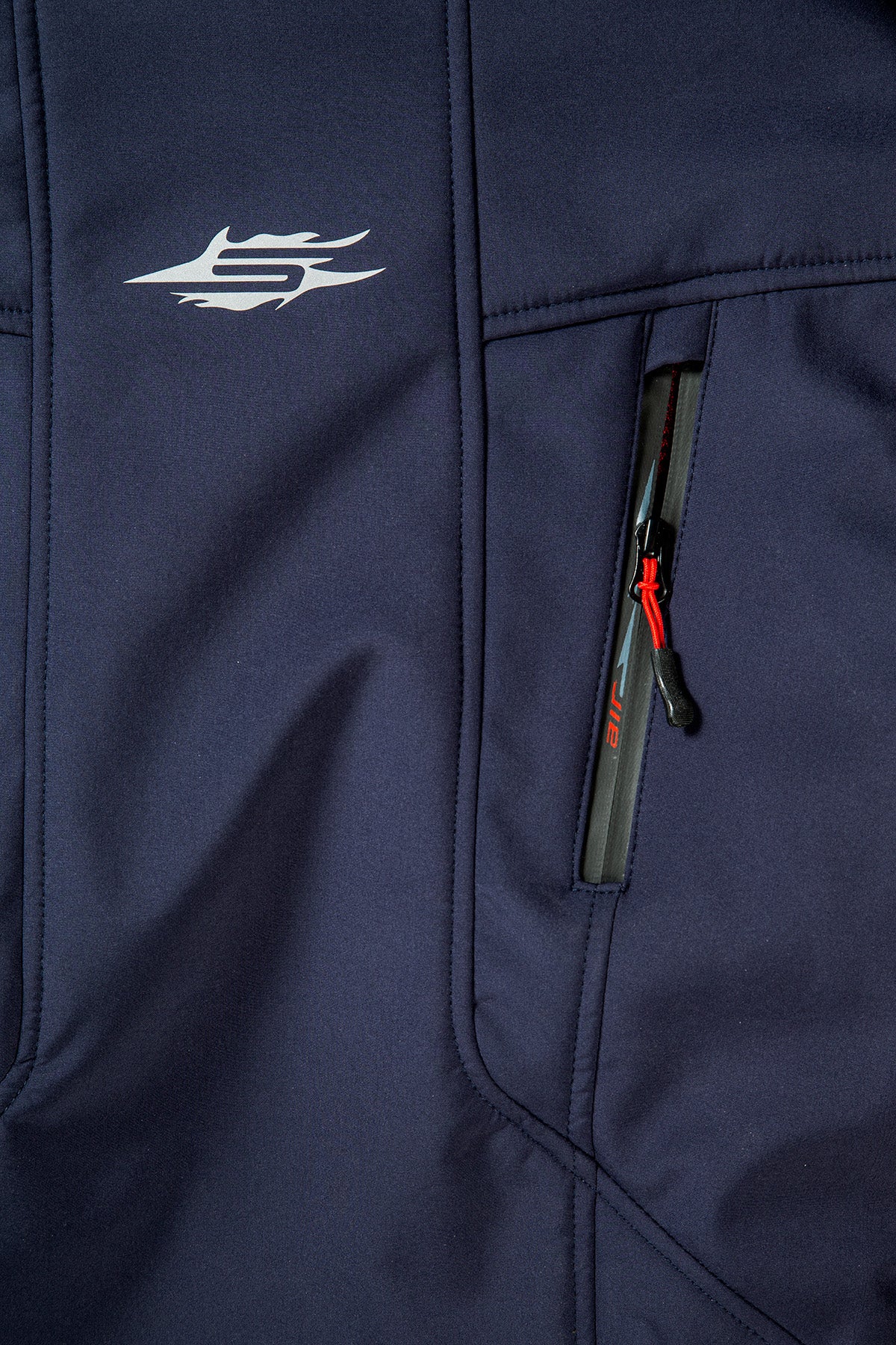 Sweep Flawless naisten softshell ajotakki, navy sininen/puna