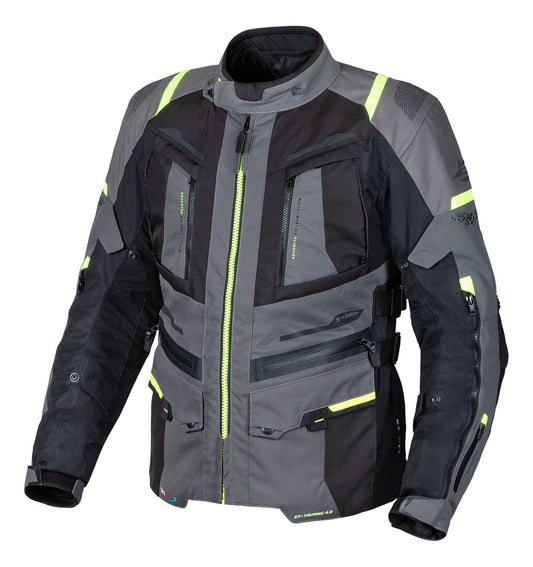 Sweep GT Touring 4.0 all-season jacket, black/grey/yellow