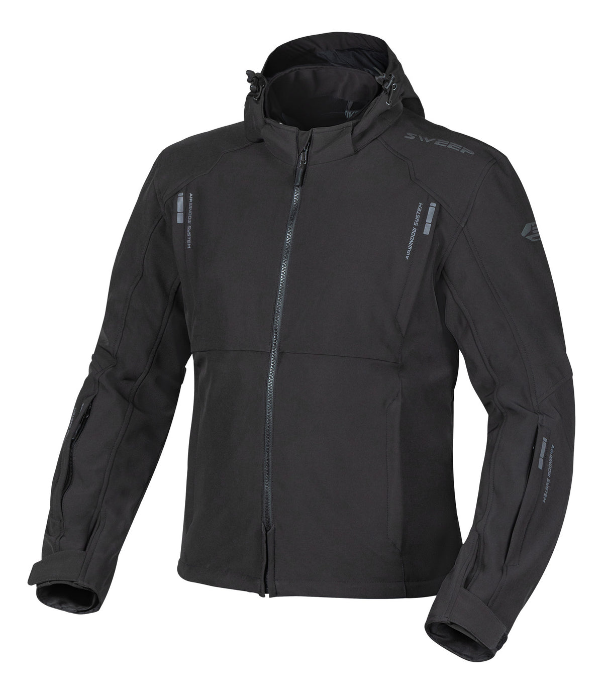 Sweep Suburb kevyt softshell ajotakki, musta
