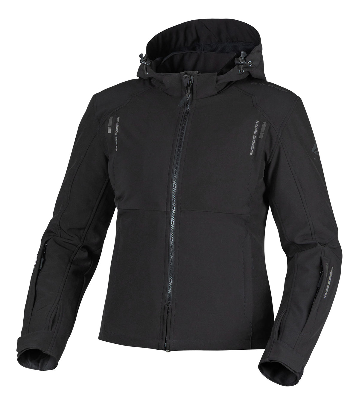 Sweep Suburb ladies softshell mc jacket, black